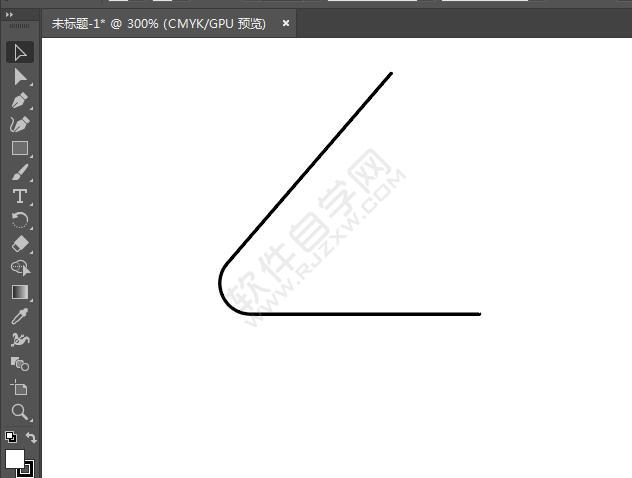 用ai鋼筆畫直角怎么設置圓角