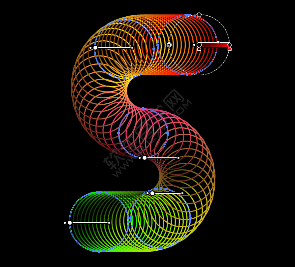 ai怎樣畫立體三維的線條