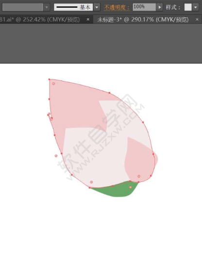 ai怎么設計豎屏的荷塘素材