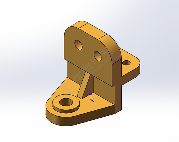 怎么用solidworks畫(huà)支架