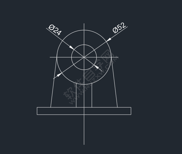 CAD二維練習(xí)題(04)繪制的方法