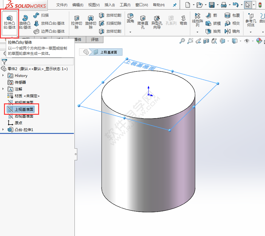 SolidWorks建模練習題-024