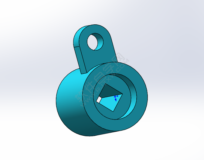 SolidWorks建模練習題-024