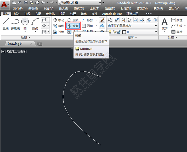 cad怎么鏡像到對面