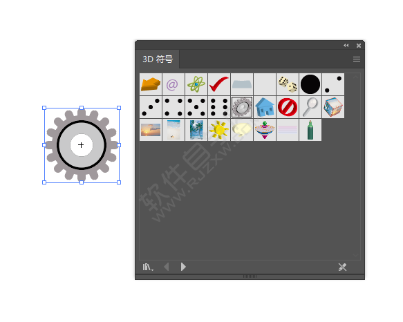 ai的3D符號(hào)怎么插入
