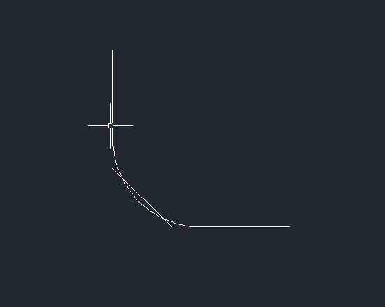 cad怎么把鈍角變成圓角