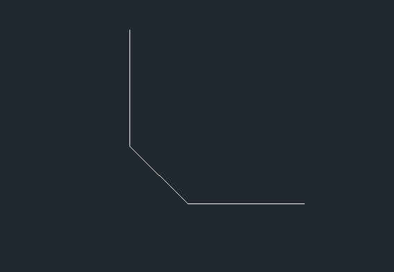 cad怎么把鈍角變成圓角