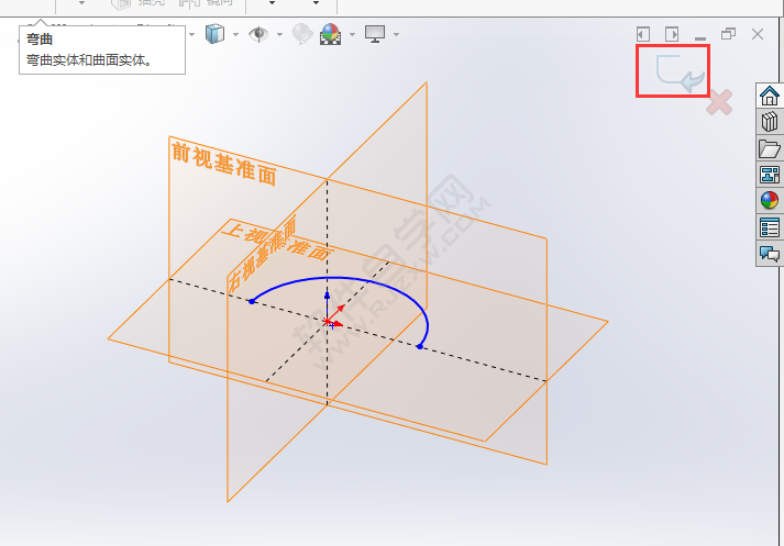 solidworks放樣折彎怎么用