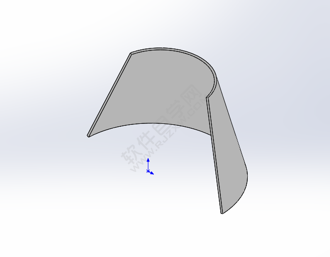 solidworks放樣折彎怎么用