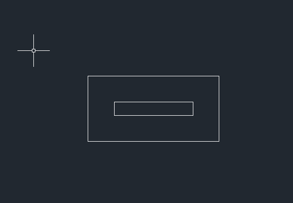 cad矩形里面畫小矩形