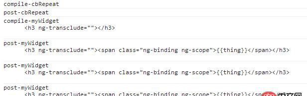 angular.js - angular指令的compile的參數(tElement,tAttrs)和link中的參數(scope,iElement,iAttrs)究竟有什么區別?