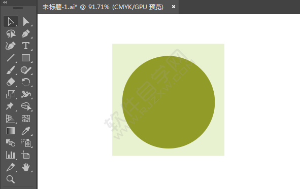 ai繪制會(huì)堂標(biāo)識(shí)的方法