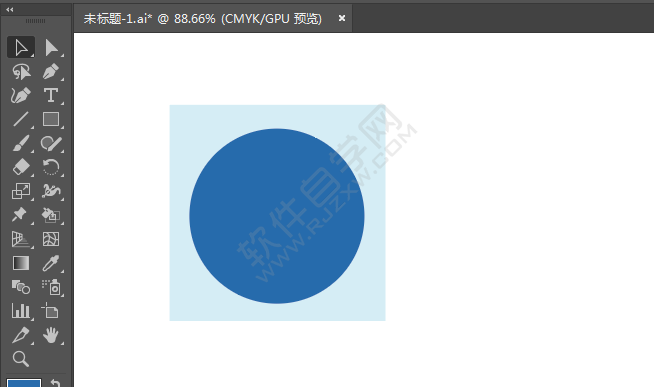 ai畫收銀標識的方法