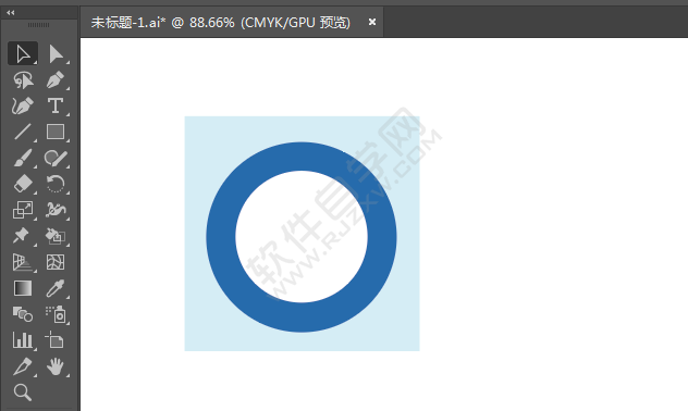 ai畫收銀標識的方法