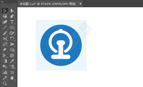 ai繪制火車站標識的方法