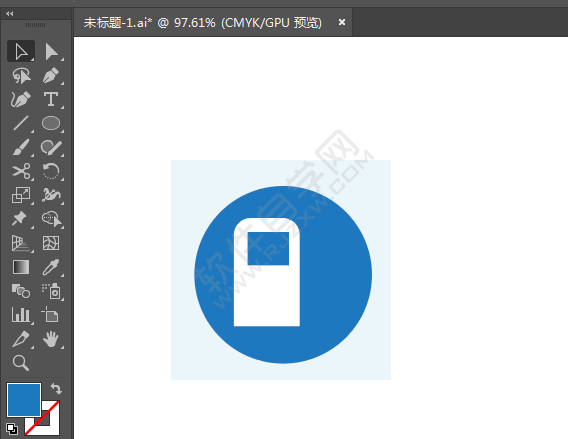 ai繪制加油站標識的方法