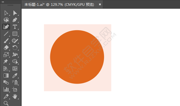 ai繪制面食標識的方法