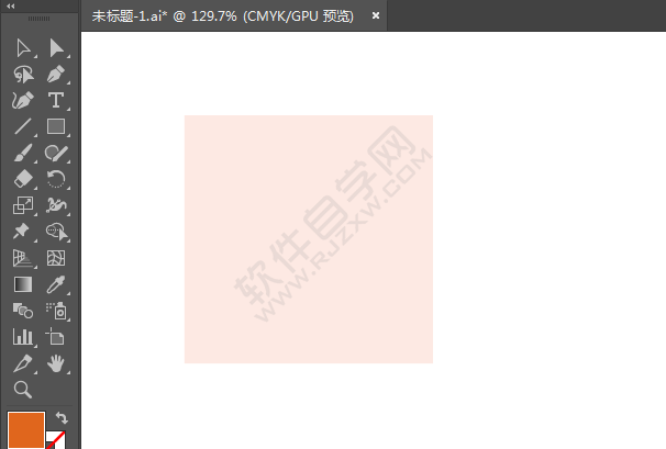 ai繪制漢堡標識的方法