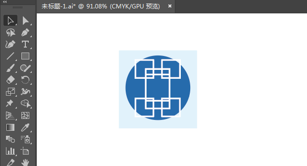 ai繪制手機體驗標識的方法