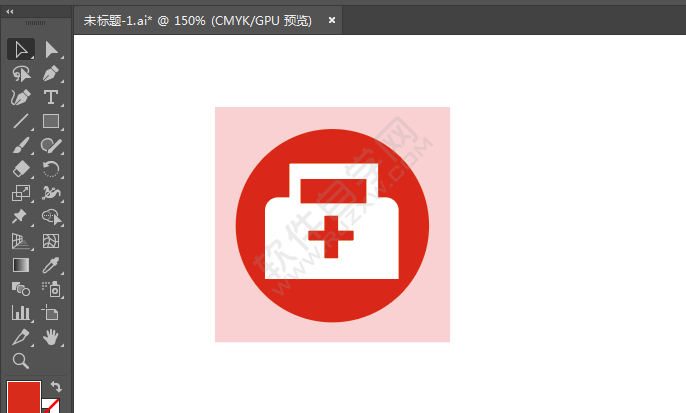 ai繪制醫務樓標識的方法