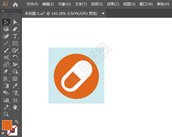 ai繪制藥店標識的方法