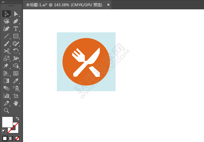 ai繪制甜品圖標的方法