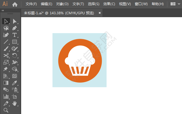 ai繪制甜品店標(biāo)識(shí)的方法