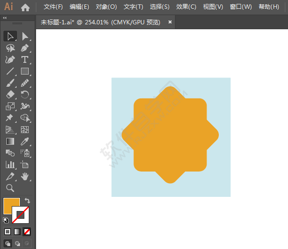 ai繪制蘇寧LOGO標(biāo)志的方法