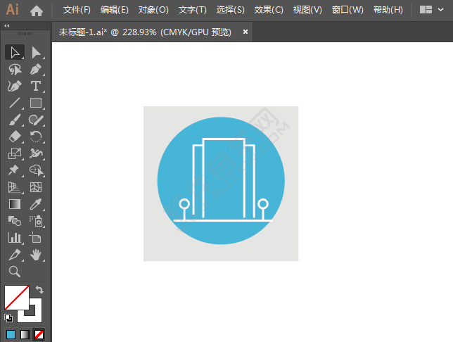 ai繪制大樓標(biāo)識(shí)的方法