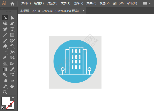 ai繪制大樓標(biāo)識(shí)的方法