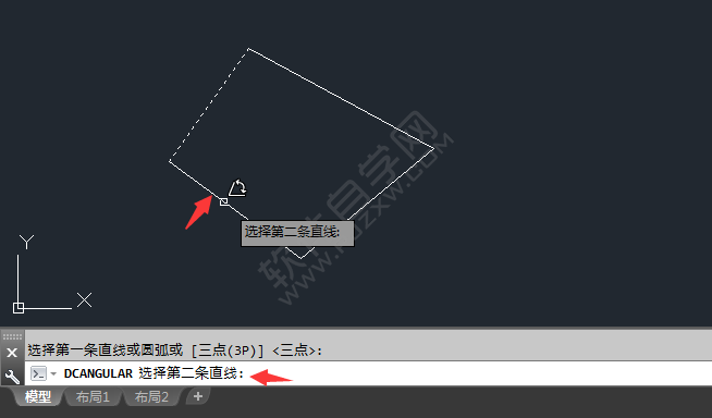cad怎么約束角度標(biāo)注