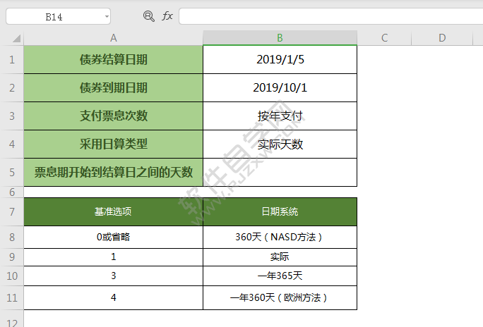 wps中coupdaybs函數(shù)怎么用