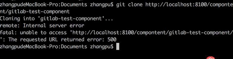 docker gitlab 如何git clone?