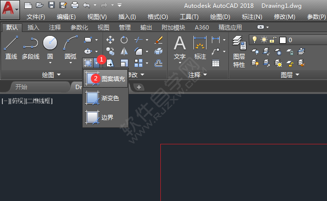 cad怎么填充長方形