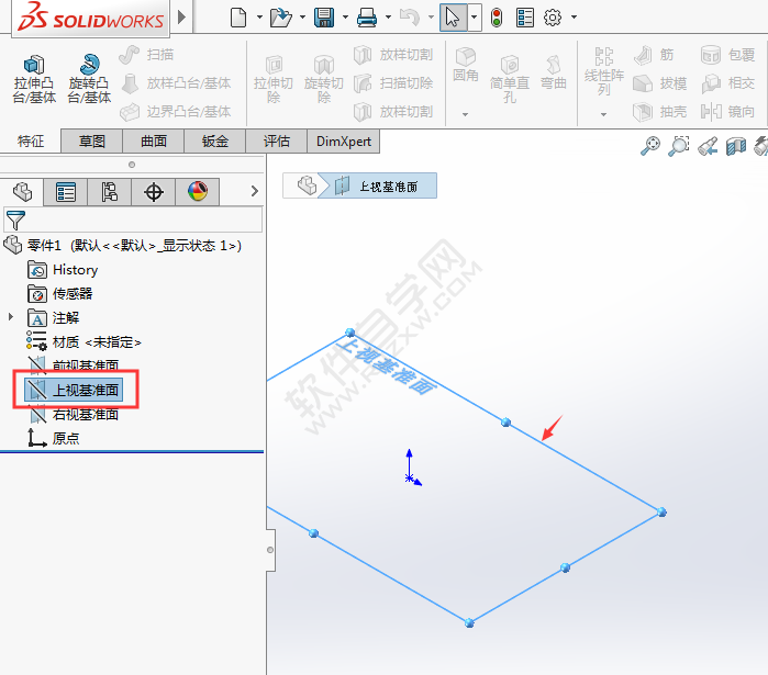 solidworks怎樣直接拉伸面