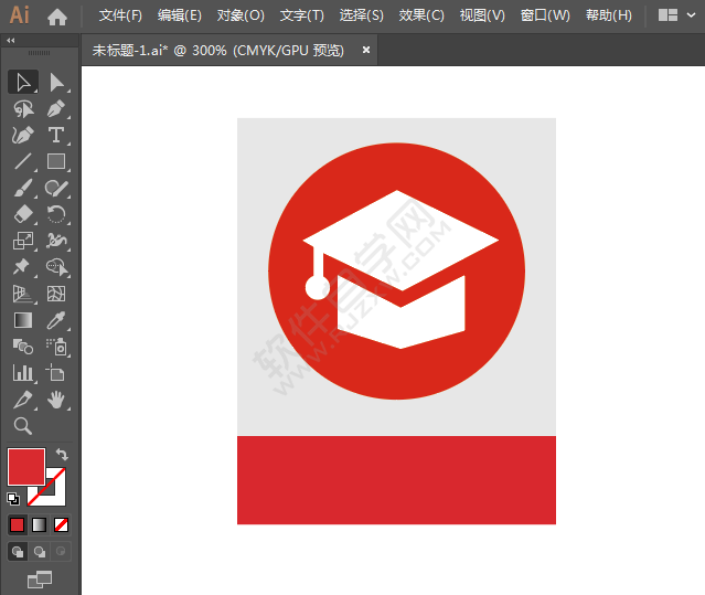 師范學校標識圖標繪制