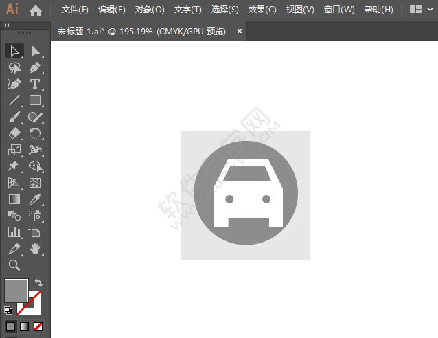 汽車美容標識圖標繪制