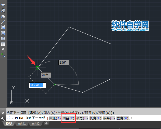 cad畫不規(guī)則多邊形