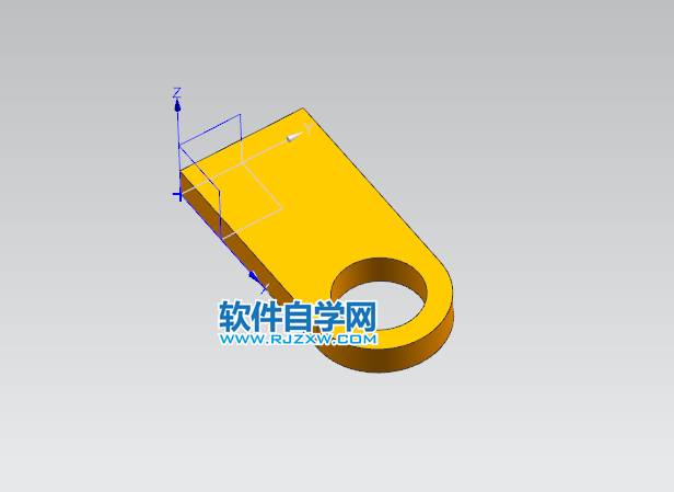 ug怎么減去相交部分的方法