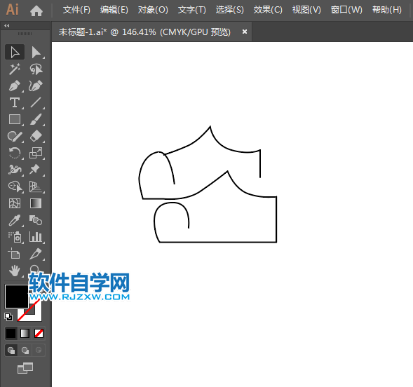童鞋簡筆畫用ai繪畫的方法