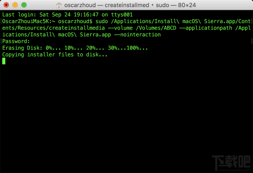 macOS Sierra 10.12 U盤怎么制作？macOS Sierra10.12.3啟動盤制作教程