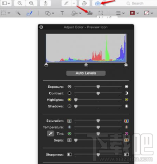 mac系統(tǒng)怎么修改預(yù)覽圖片顏色?mac系統(tǒng)修改預(yù)覽圖片教程