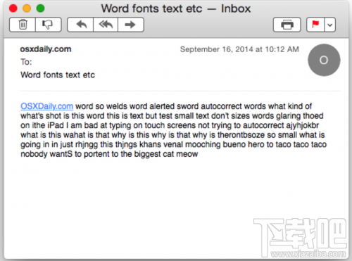 Mac OS X中的郵件字體大小怎么改？Mac OS X郵件字體大小修改方法