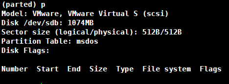 Linux parted磁盤分區(qū)實現(xiàn)步驟解析