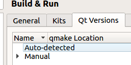 Linux QT Kit丟失及Version為空問題解決方案