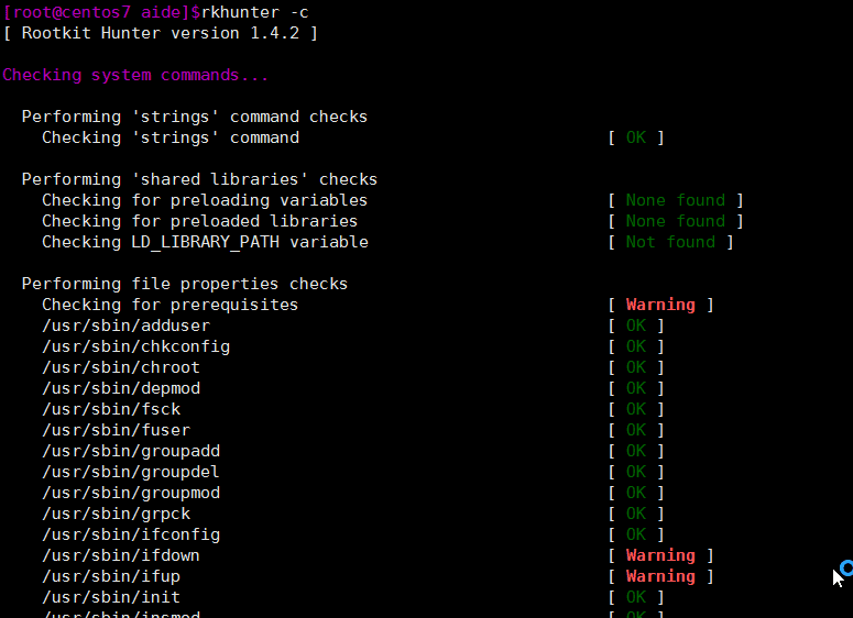 Linux如何基于AIDE檢測文件系統完整性