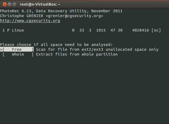 使用 Linux 文件恢復工具恢復rm -rf刪除的文件