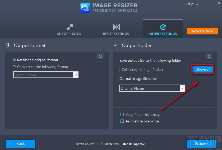 Image Resizer旋轉圖片的方法