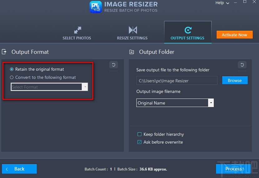 Image Resizer旋轉圖片的方法