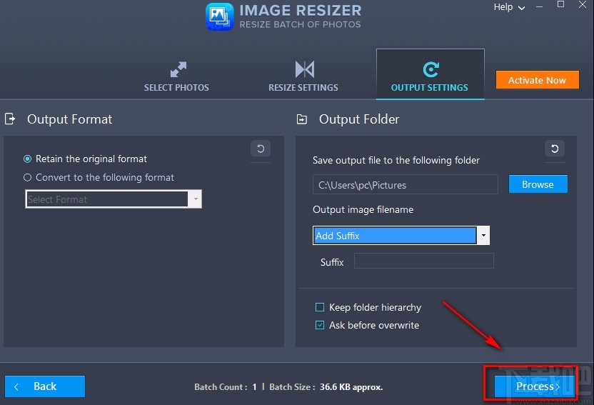 Image Resizer旋轉圖片的方法